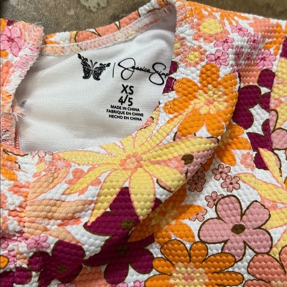 Jessica Simpson 1 piece swimsuit size 4/5 NWT - Picture 3 of 4